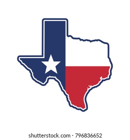 texas map. texas icon. texas symbol. logo vector.