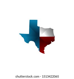 texas map icon, symbols logo 