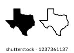 Texas Map Icon Vector. Mail Icon Symbols vector. symbol for web site Computer and mobile vector.