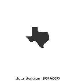 texas map logo and icon