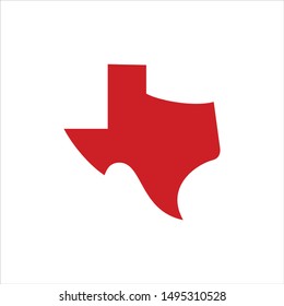 Texas map Logo. Texas Symbol. Icon Vector Eps 10.