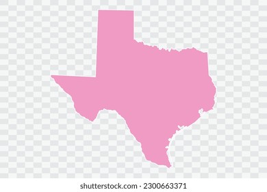 TEXAS Map pink Color Background quality files png