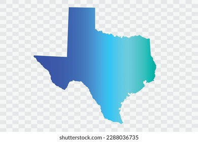 TEXAS Map teal blue Color Background quality files png