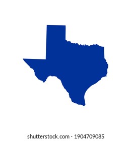 Texas map vector logo creative idea modern simple