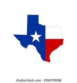 Texas Map Vector Logo Creative Idea Modern Simple