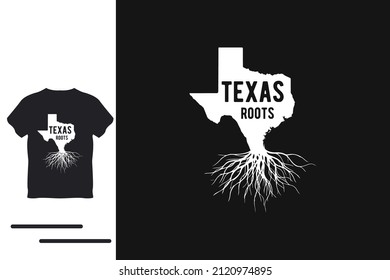 Texas Root T-Shirt-Design