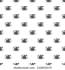 Texas saloon pattern seamless vector repeat geometric for any web design