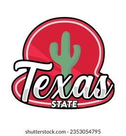 Texas state with beautiful view