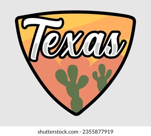 Texas state with beautiful view