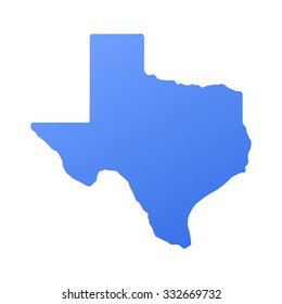 Texas State Border,map