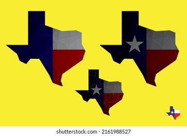 texas state map with flag on light yellow background can be use for advertisement banner poster souvernier package design coffee mug cap t-shirt printing vector eps.