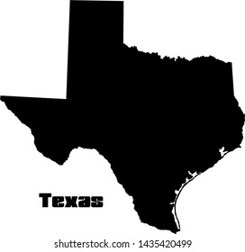 Texas state svg, Vector, USA