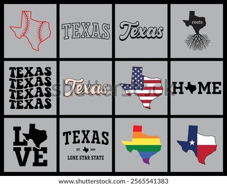Texas state t shirt design