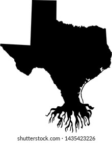 Texas state vector, My roots, America , map