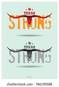 texas strong symbols design. vector eps 10.