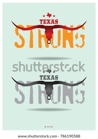 texas strong symbols design. vector eps 10.