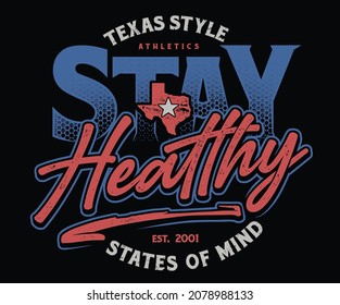 Texas Style graphic design for clothing apparel