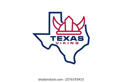 Texas viking icon. texas sign symbol