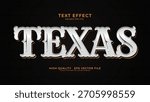 Texas Wild West Vector Fully Editable Smart Object Text Effect