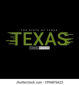 Texas writing illustration, suitable for designing t-shirts, jackets, clothes and others