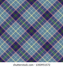 Texas's Tartan. Seamless pattern for tartan of U.S. state Texas for fabric, kilts, skirts, plaids. Frequent, small weaving. 