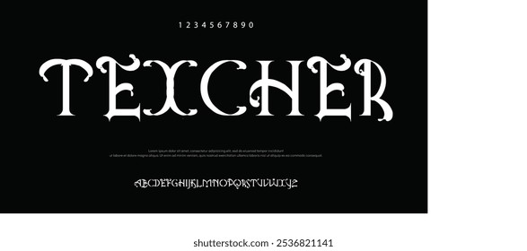 Texcher font, bold, print, vector, rough, urban, glitch, noise, background, dirty, display, eroded, trendy, texture, vintage, backgrounds, textures, halftone, stained, resources, condensed, trends, er