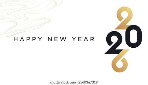 text 2026. New Year 2026 celebration greeting background template. new year's eve celebration concept. Last month of 2025. Happy New Year