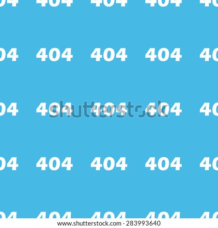 Text 404, repeated in straight lines on blue background