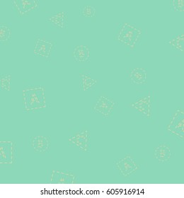  text a b c pastel tone vector background