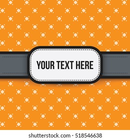 Text background with colorful pattern. Useful for presentations, advertising and scrapbooking.
