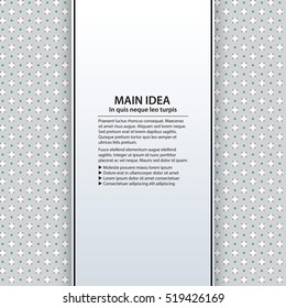 Text background with colorful pattern. Useful for presentations, advertising and web design.