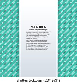 Text background with colorful pattern. Useful for presentations, advertising and web design.