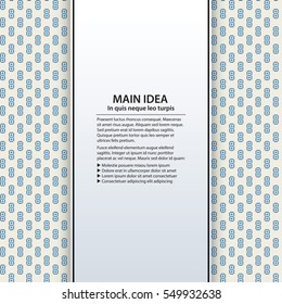 Text background with colorful pattern. Useful for presentations, advertising and web design.