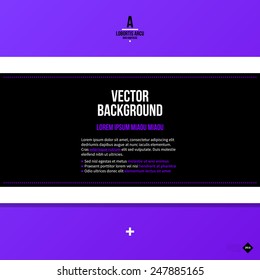 Text background template. EPS10