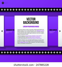 Text background template. EPS10