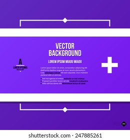 Text background template. EPS10