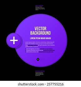 Text background template. EPS10