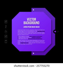 Text background template. EPS10