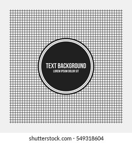 Text background template with simple geometric pattern. Useful for presentations and advertising.
