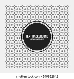 Text background template with simple geometric pattern. Useful for presentations and advertising.