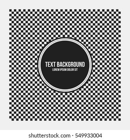 Text background template with simple geometric pattern. Useful for presentations and advertising.