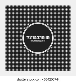 Text background template with simple geometric pattern. Useful for presentations and advertising.