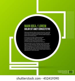 Text background template. Useful for covers, presentations and web design.