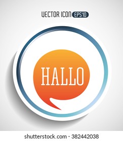 text balloon design 