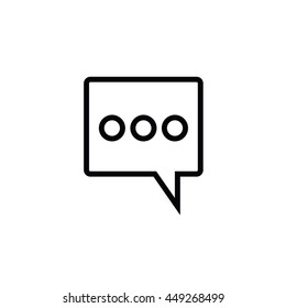 text balloon isolated icon design