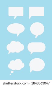 Text balloons in different styles