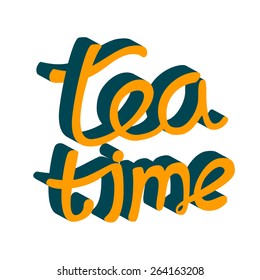 text banner, lettering, calligraphy sketch