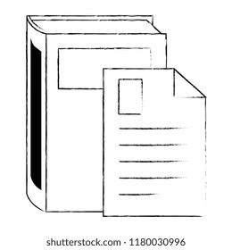 text book with document