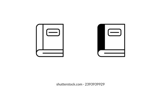 text book icon with white background vector stock illustration