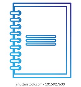 text book isolated icon